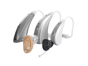 Range of behind-the-ear hearing aids designed for comfort and clear sound.