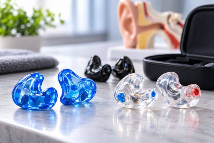 Custom hearing aid molds and ear plugs